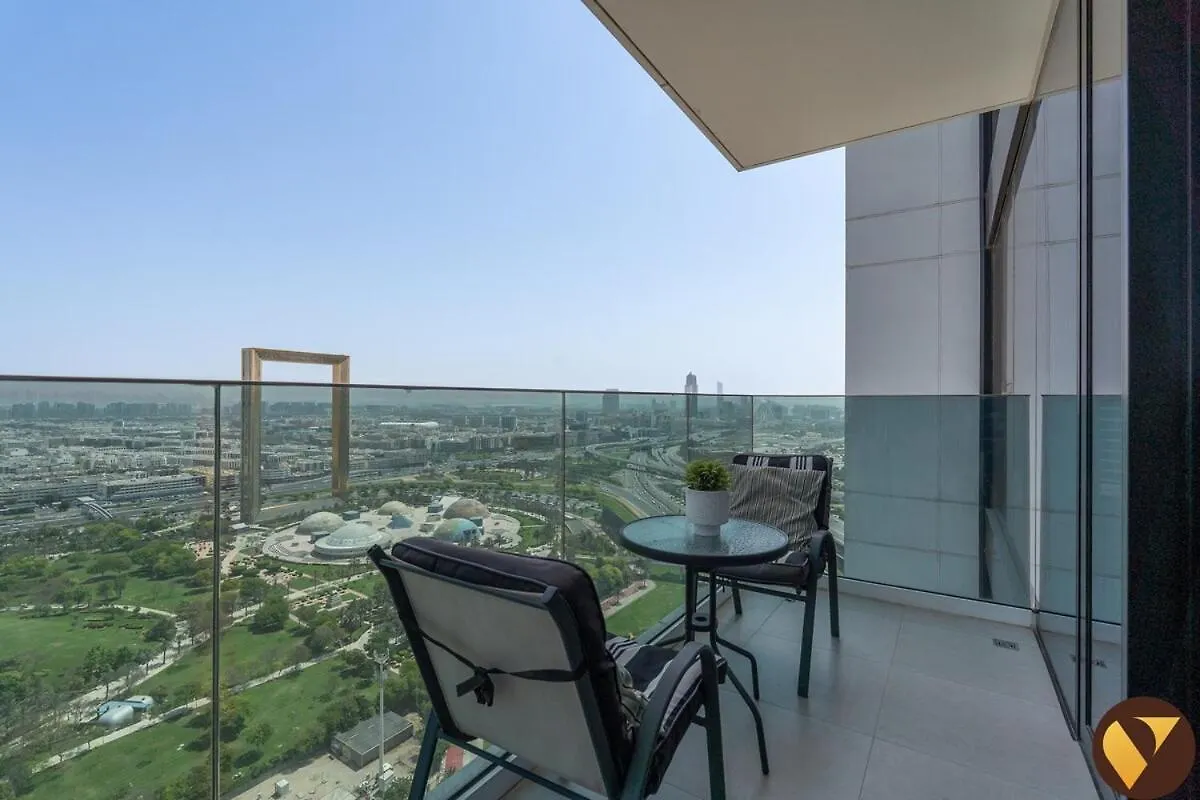 Apartamento Vogue Stunning Dubai Frame And Park Views, 30Th Floor With Balcony, Walkable To Metro